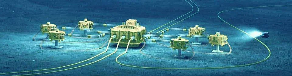 Subsea project installation illustration